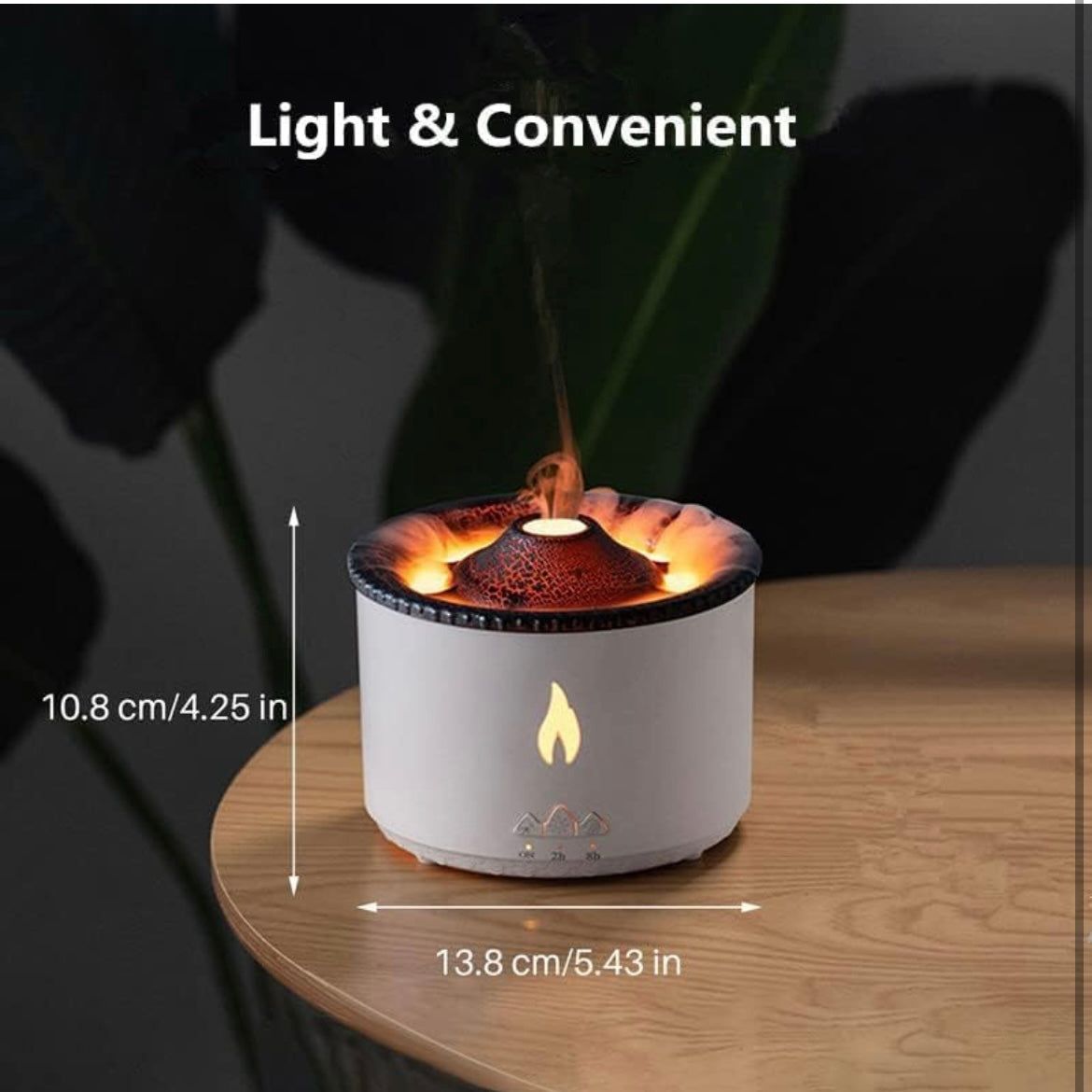 Flame Diffuser Atmosphere Light Humidifier Portable