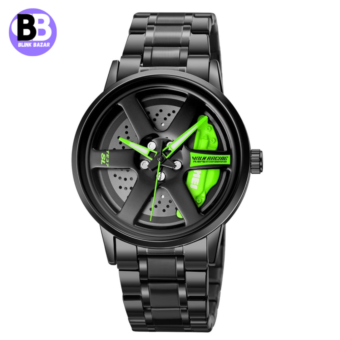 Rolling Wheel Men’s Watch ⌚️