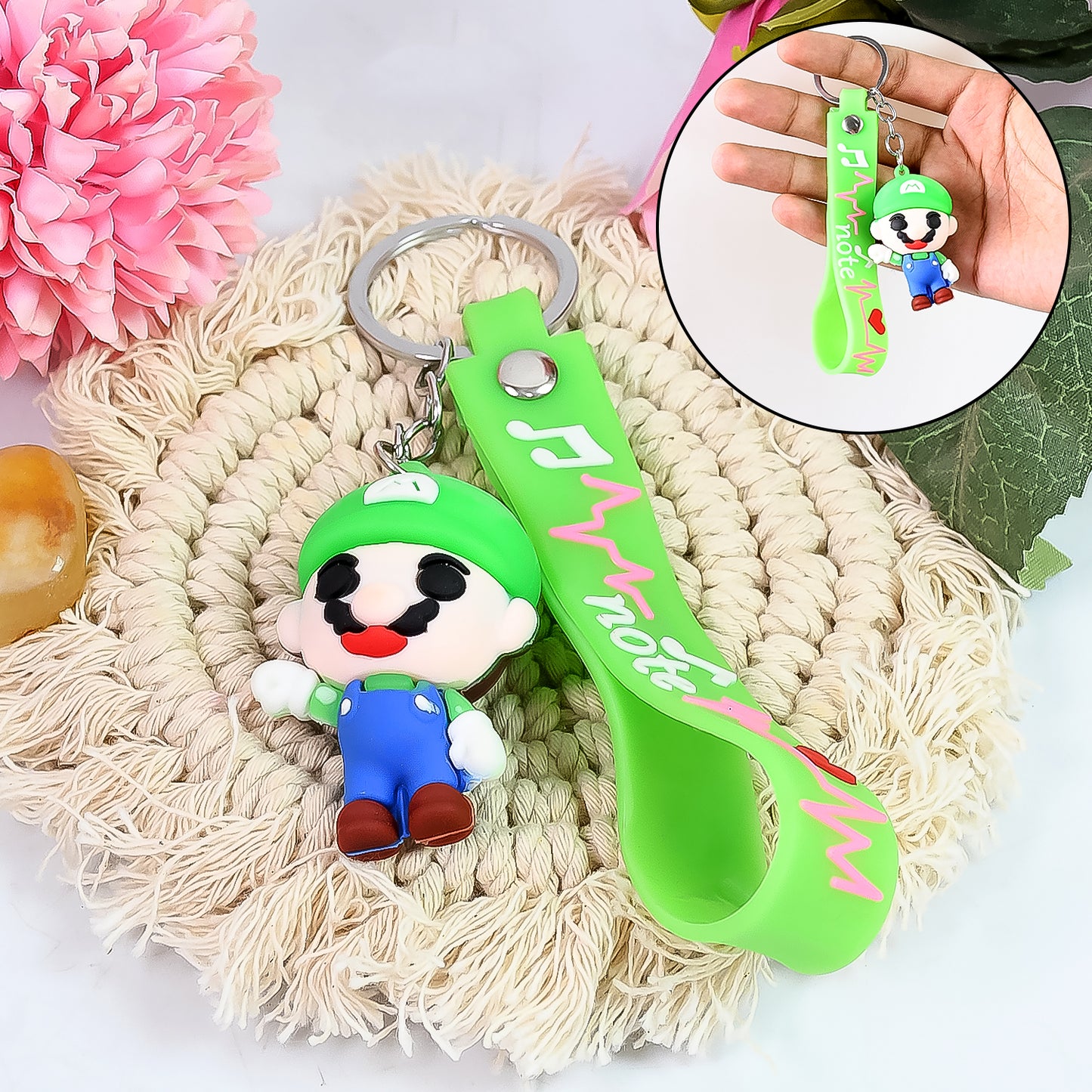 Cute Cartoon Silicone 3d Key Chain.