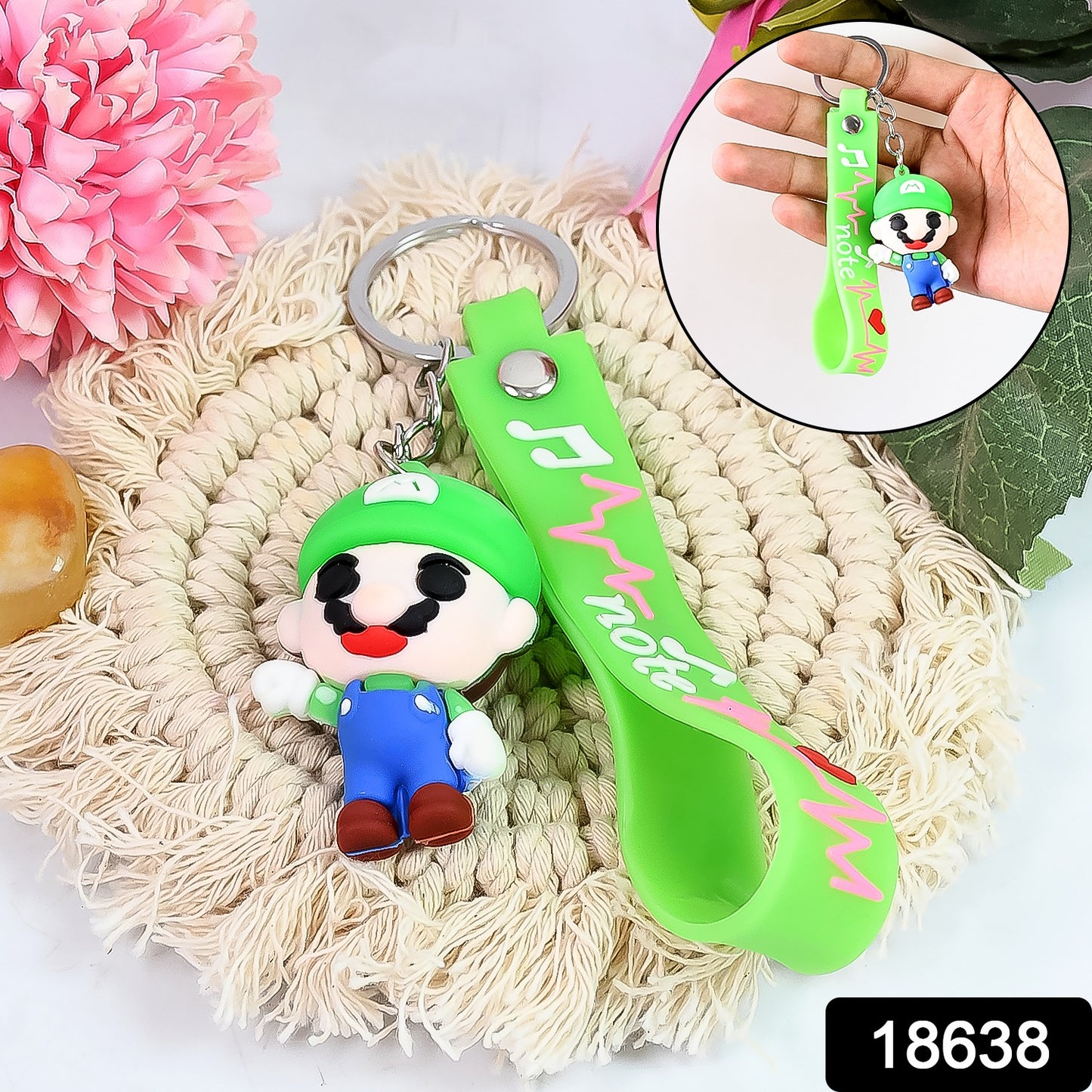 Cute Cartoon Silicone 3d Key Chain.